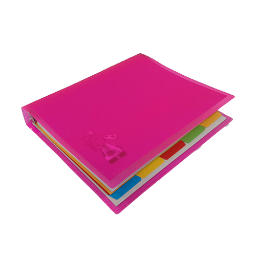 Binder Note PP B5 - Fluoro Pink - 82526