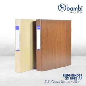 Ring Binder A4 - 2 Ring - 2121 Wood Series