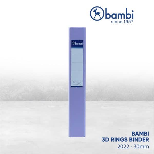 Bambi Ring Binder D-Type 2 Ring A4 – 2122 – Bambifiles