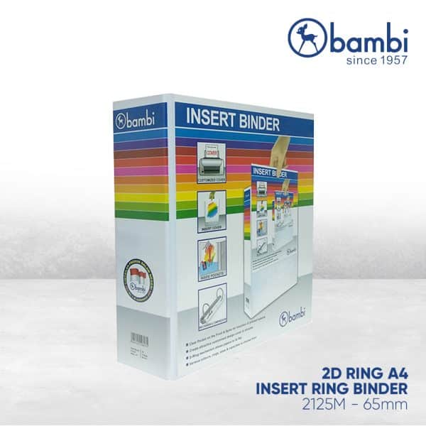 Insert Ring Binder A4 - 2 Ring - 2125M