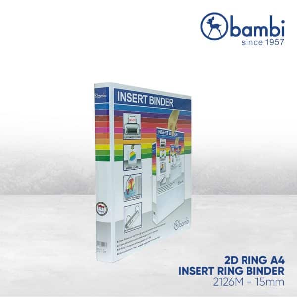 Insert Ring Binder A4 - 2 Ring - 2126M