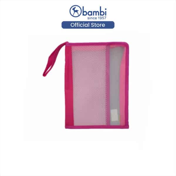 Bambi 5324-91 Zipper L-Folder Mini - Ping