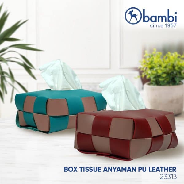 BOX TISSUE ANYAMAN PU LEATHER 23313-69