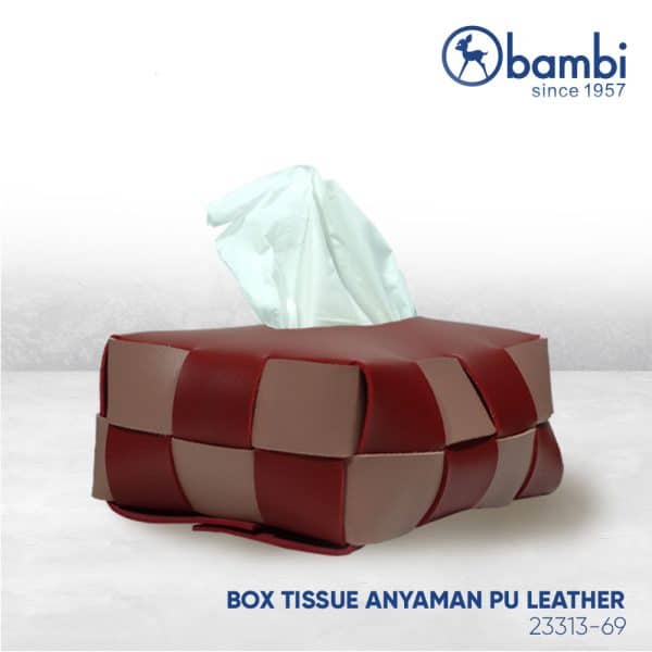 BOX TISSUE ANYAMAN PU LEATHER - pastel green 23313-69