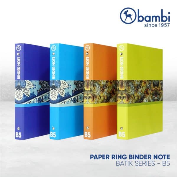 PAPER RING BINDER NOTE BATIK SERIES 2526P__ALL 1