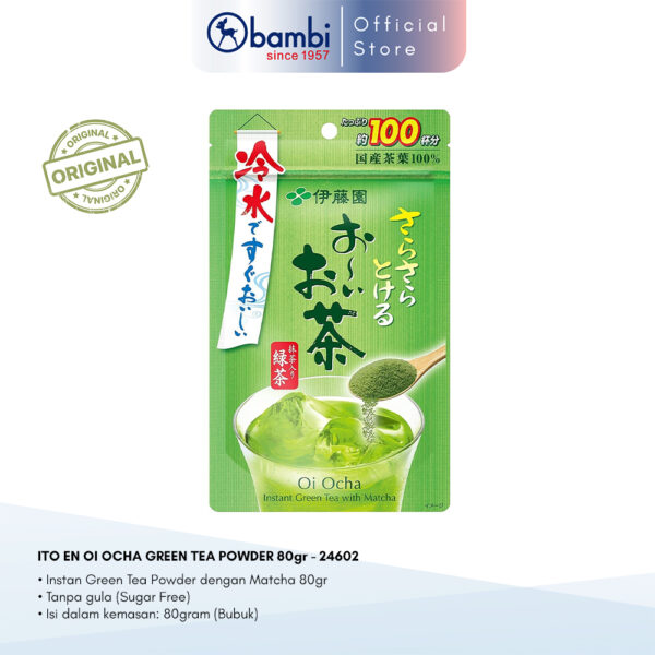 ITO EN OI OCHA GREEN TEA POWDER 80gr - 24602 A