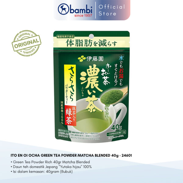 ITO EN OI OCHA GREEN TEA POWDER MATCHA BLENDED 40g - 24601 C (1)