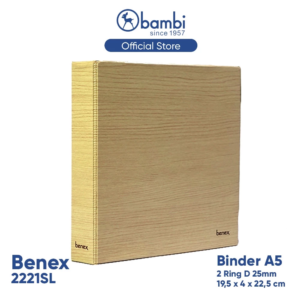 Benex Ring Binder 25mm 2 Ring Tipe 2221SL-99