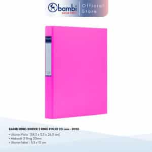 Bambi Ring Binder 2 Ring Folio 20 mm - 2020 91