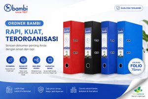 Review Produk Terbaru Bambi Ordner Ecogreen ukuran Folio Berbahan PP