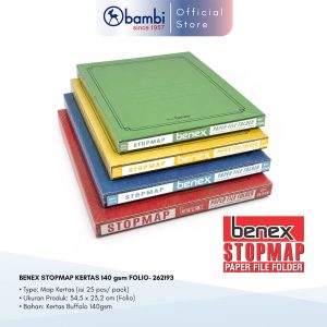 BENEX STOPMAP KERTAS 140 gsm FOLIO- 262193 _ All Tumpuk
